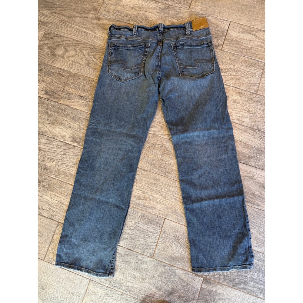 Silver Jeans Gordie Loose Fit 35x34 Mens 35 x 34 Denim Jean Mens Western Cowboy